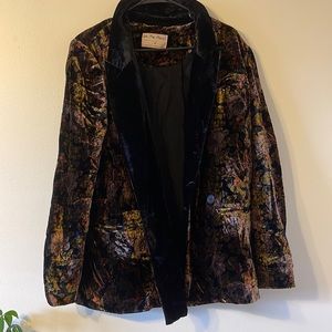 Free People Nicolette Velvet Blazer